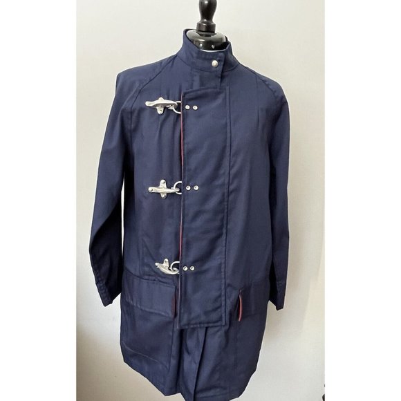 RARE YRI Yacht Wear Research Sailing Duck Canvas Lobster Clasp Metal Jac… - Picture 4 of 13